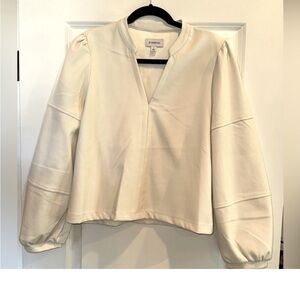 Evereve Selena Faux Leather top, Small